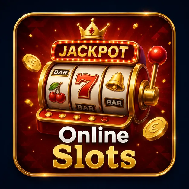 Gold slot machine icon with jackpot symbols for the Rollino